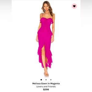 Mellisa Gown in Magenta